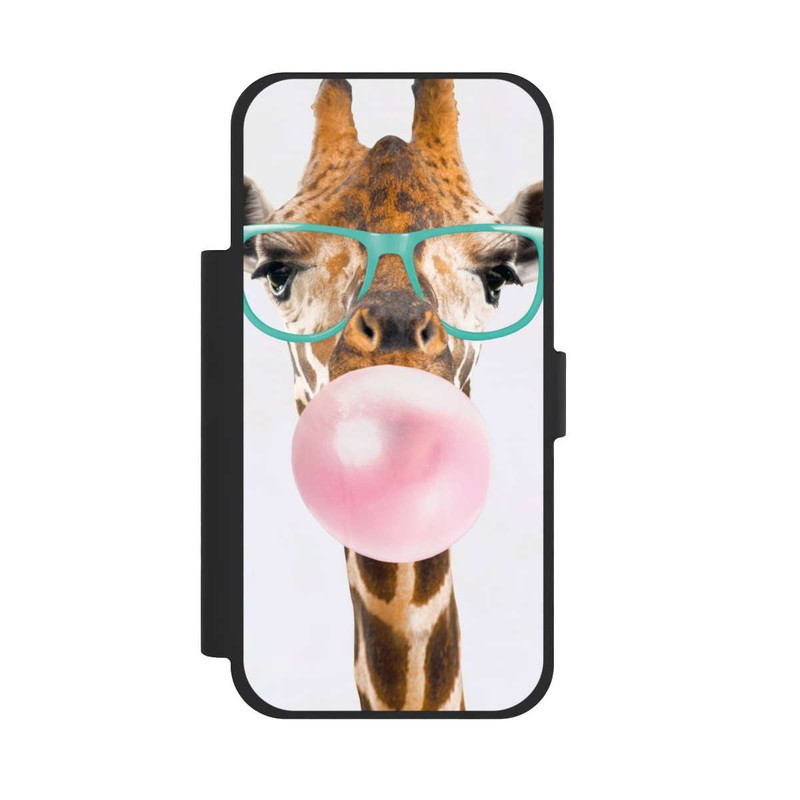iPhone 17 Pro Max NIVOflip Giraffe mit Kaugummi