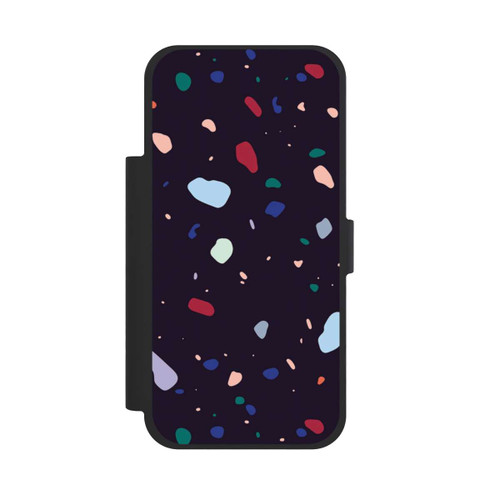 Apple iPhone 17 Pro Max NIVOflip Modern Dark Rounded Terrazzo