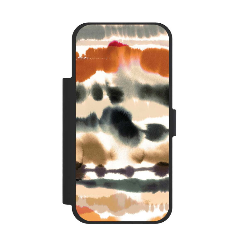 iPhone 17 Pro Max NIVOflip Soft Nautical Watercolor Lines Orange