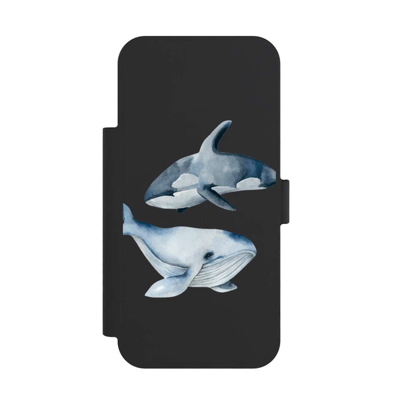 iPhone 17 Pro Max NIVOflip Baleines transparentes