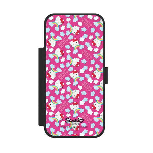 Apple iPhone 17 Pro Max NIVOflip Hello Kitty Regenbogenmuster