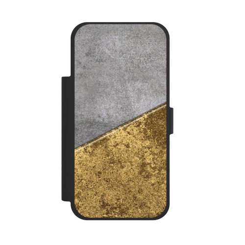 Apple iPhone 17 Pro Max NIVOflip Concrete and Gold look