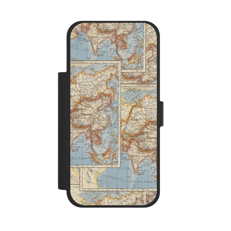 iPhone 17 Pro Max NIVOflip World Map Vintage
