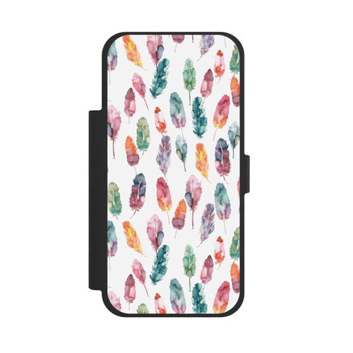 Apple iPhone 17 Pro Max NIVOflip Boho Watercolor Feathers