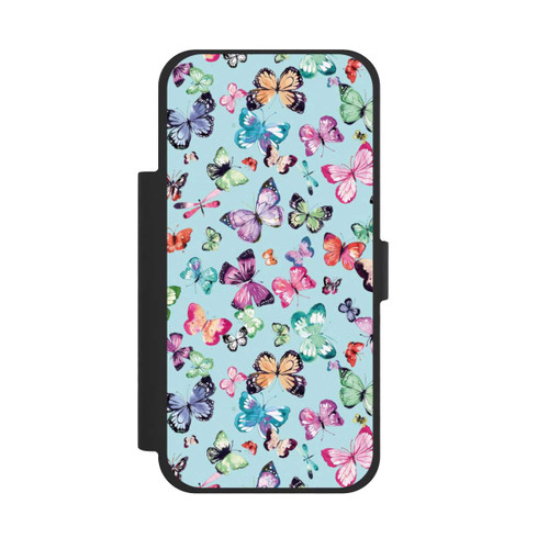 Apple iPhone 17 Pro Max NIVOflip Butterflies Pink Orange Blue