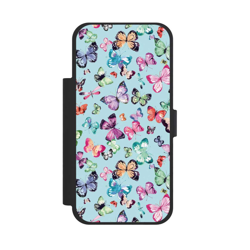 iPhone 17 Pro Max NIVOflip Butterflies Pink Orange Blue
