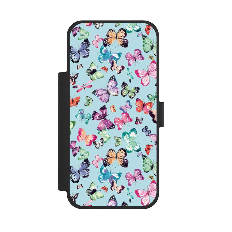 iPhone 17 Pro Max NIVOflip Butterflies Pink Orange Blue