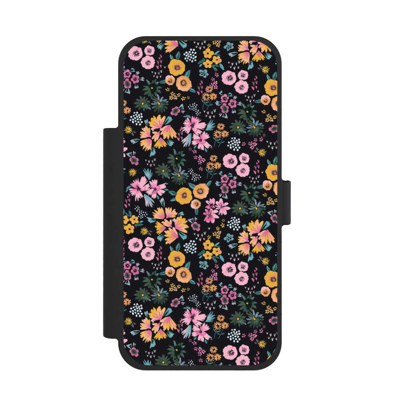 iPhone 17 Pro Max NIVOflip Petites Fleurs colorées Noir 2