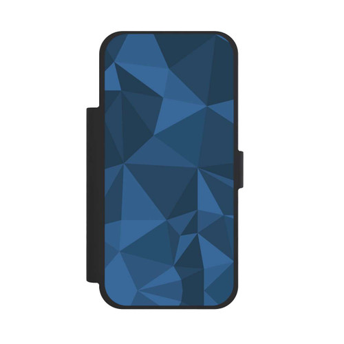 Apple iPhone 17 Pro Max NIVOflip Polygon Pattern Blue