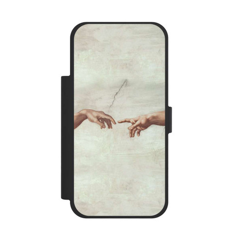 Apple iPhone 17 Pro Max NIVOflip Hands of God and Adam by Michelangelo Buonarroti
