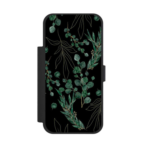 Apple iPhone 17 Pro Max NIVOflip Eucalyptus Leaves black