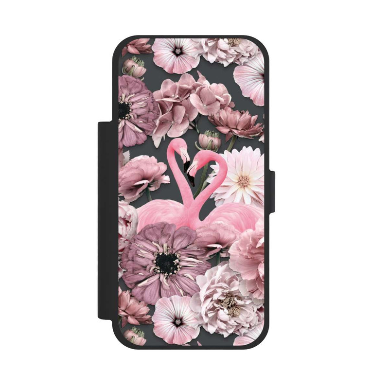 iPhone 17 Pro Max NIVOflip Flamingos in Flower Pattern