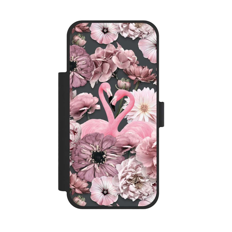 iPhone 17 Pro Max NIVOflip Flamingos in Blumen Muster
