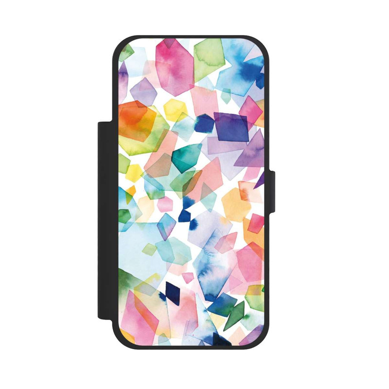iPhone 17 Pro Max NIVOflip Colorful Watercolor Gems Diamonds