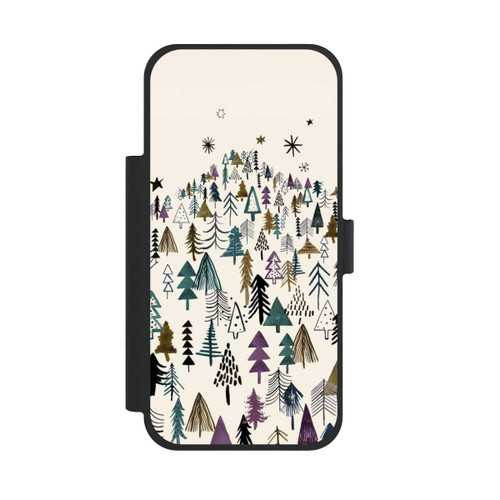 Apple iPhone 17 Pro Max NIVOflip Bergbäume Wald Lila