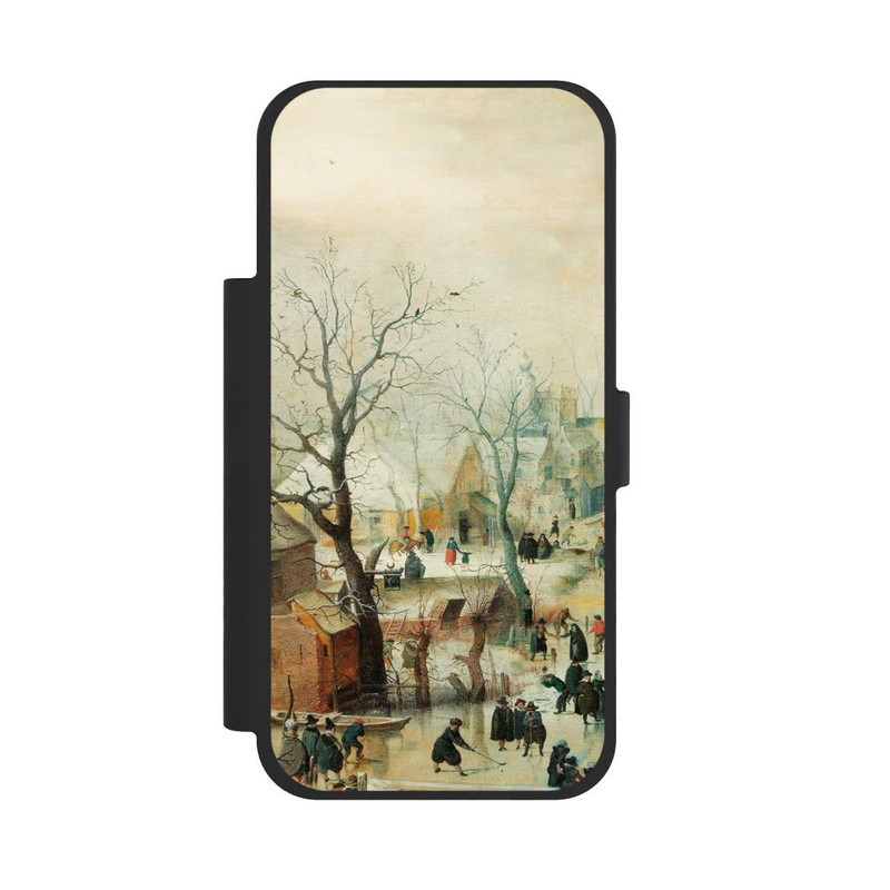 iPhone 17 Pro Max NIVOflip Winterlandschaft mit Schlittschuhläufern - Hendrick Avercamp