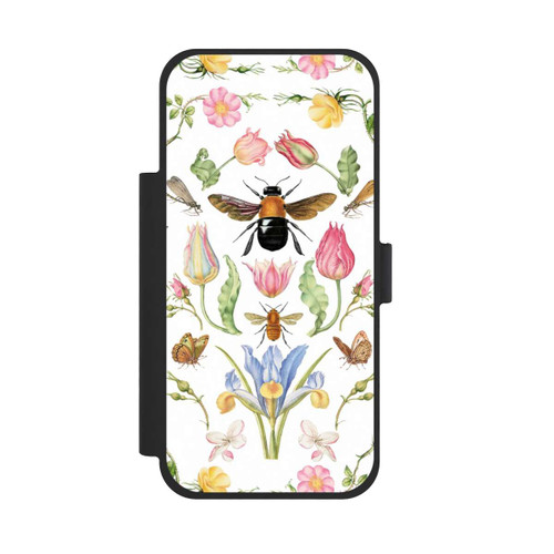 Apple iPhone 17 Pro Max NIVOflip Wildblumen mit Biene weiß
