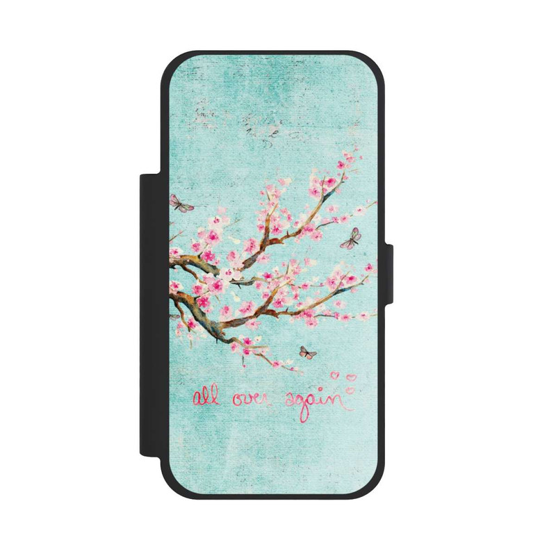iPhone 17 Pro Max NIVOflip Cherry Blossom Tree Pattern Blue