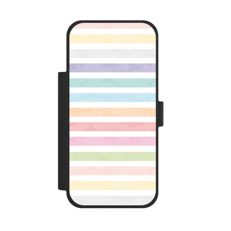 iPhone 17 Pro Max NIVOflip Regenbogenfarbene Streifen