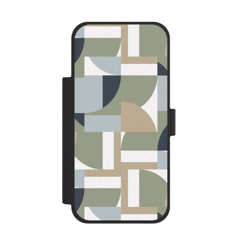 Apple iPhone 17 Pro Max NIVOflip Futuristische Bauhaus Polygone Beige