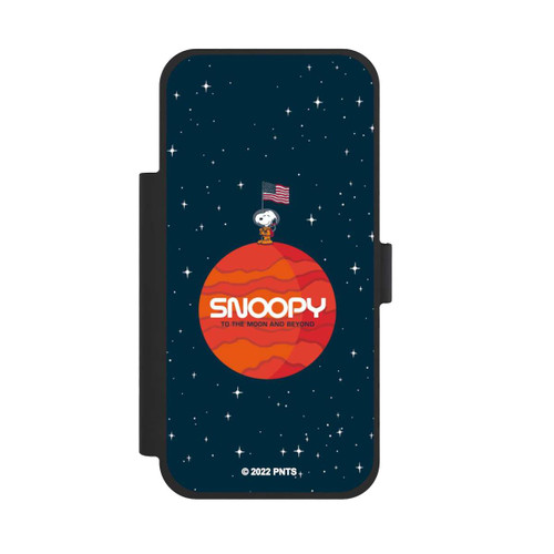 Apple iPhone 17 Pro Max NIVOflip Snoopy Weltraumreisender Orange