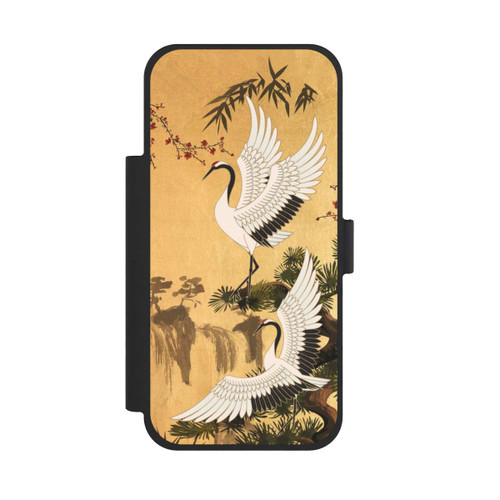 Apple iPhone 17 Pro Max NIVOflip Kraniche Gold Japan 2