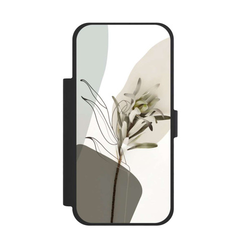 Apple iPhone 17 Pro Max NIVOflip Boho Line Art Olivgrün