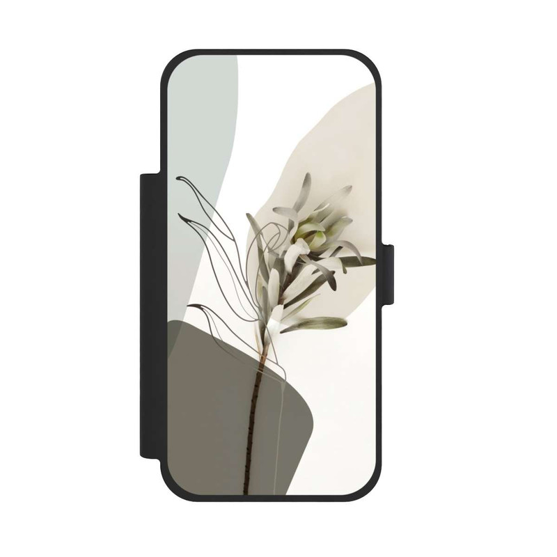iPhone 17 Pro Max NIVOflip Boho Line Art Olivgrün