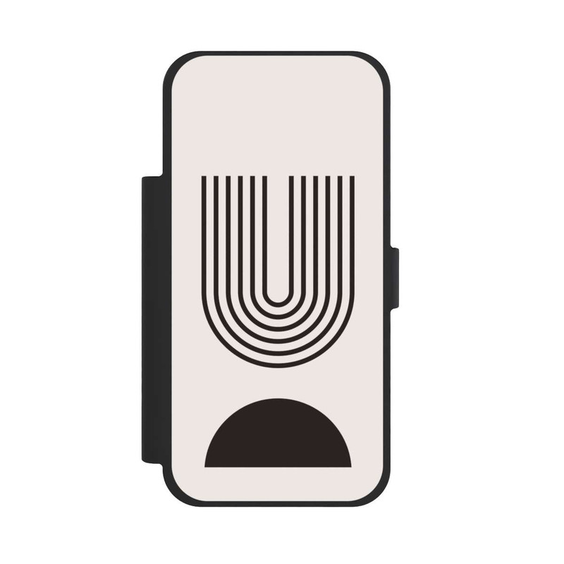 iPhone 17 Pro Max NIVOflip Modern Art Black Lines