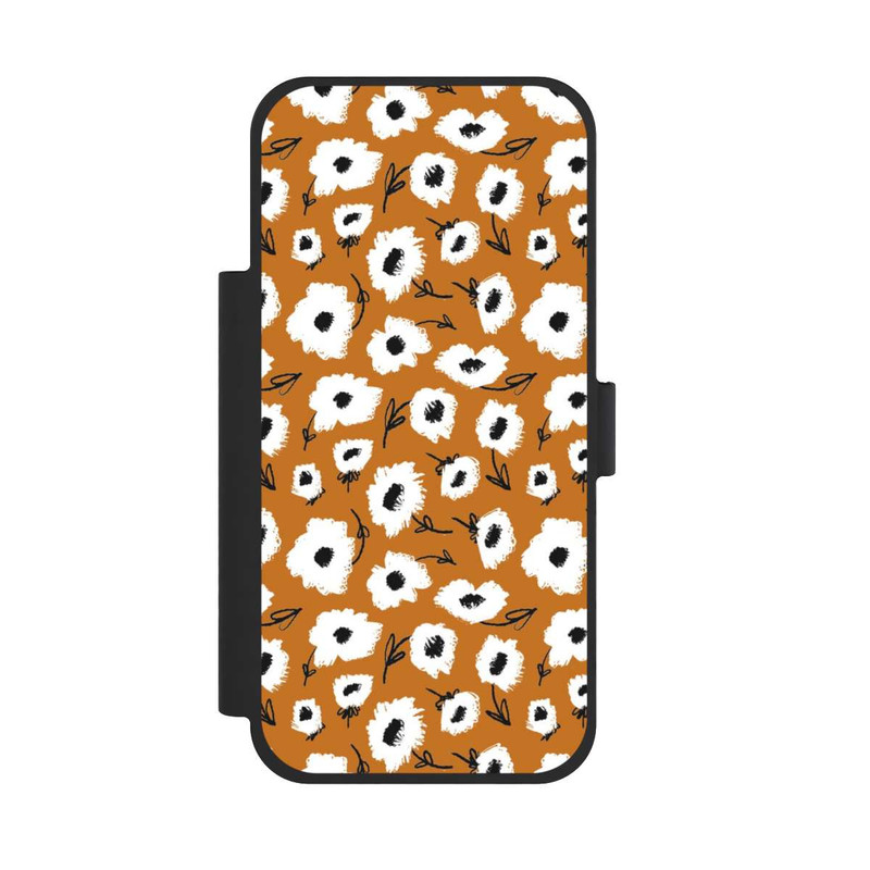 iPhone 17 Pro Max NIVOflip Pattern Fleurs Ocres