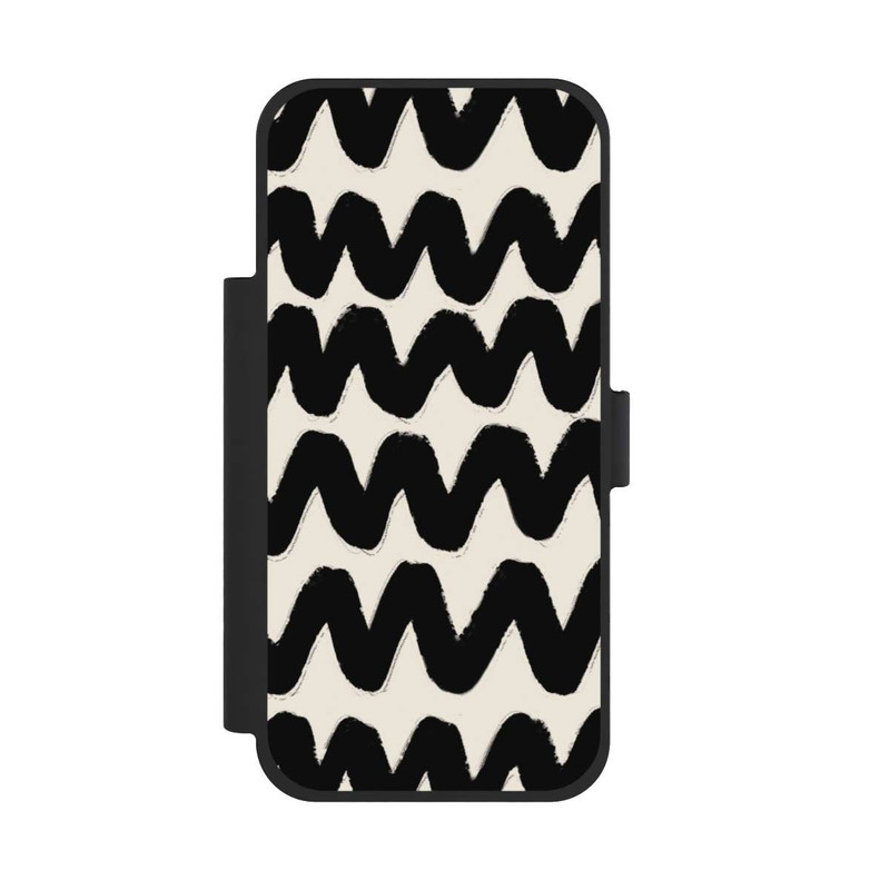 iPhone 17 Pro Max NIVOflip Vagues Noires Pattern