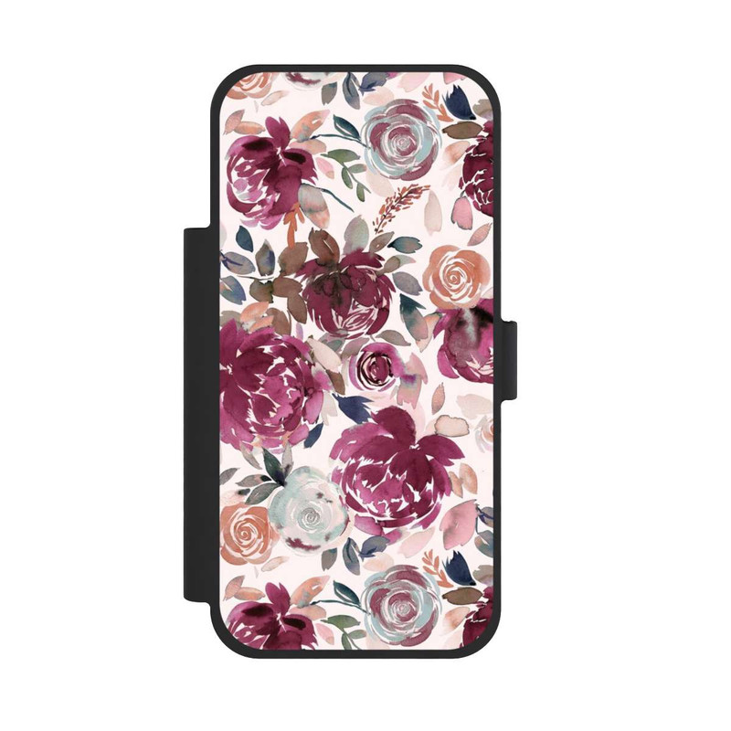 iPhone 17 Pro Max NIVOflip Herbstpfingstrosen und Rosen in Rosa
