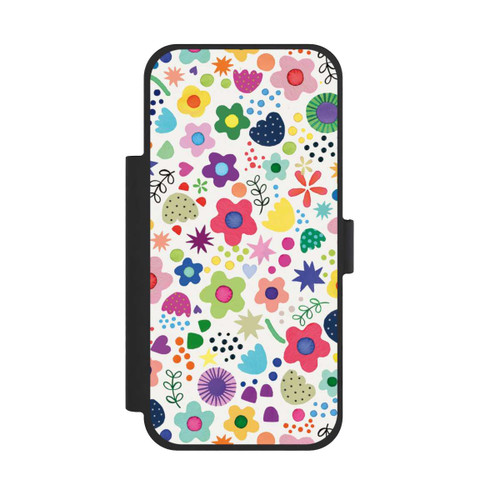 Apple iPhone 17 Pro Max NIVOflip Psychedelische Blumen bunt