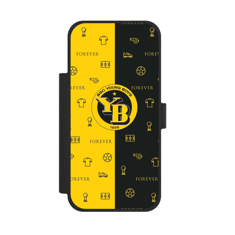iPhone 17 Pro Max NIVOflip BSC YB Gelb Schwarz Muster