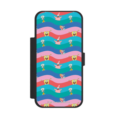 Apple iPhone 17 Pro Max NIVOflip Spongebob Friends Colorful Waves