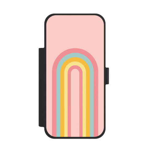 Apple iPhone 17 Pro Max NIVOflip Rosa Pastell Regenbogen lang