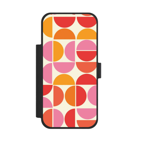 Apple iPhone 17 Pro Max NIVOflip Retro Trend Muster Orange