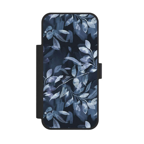 Apple iPhone 17 Pro Max NIVOflip Aquarelle Feuilles Mystiques Marine