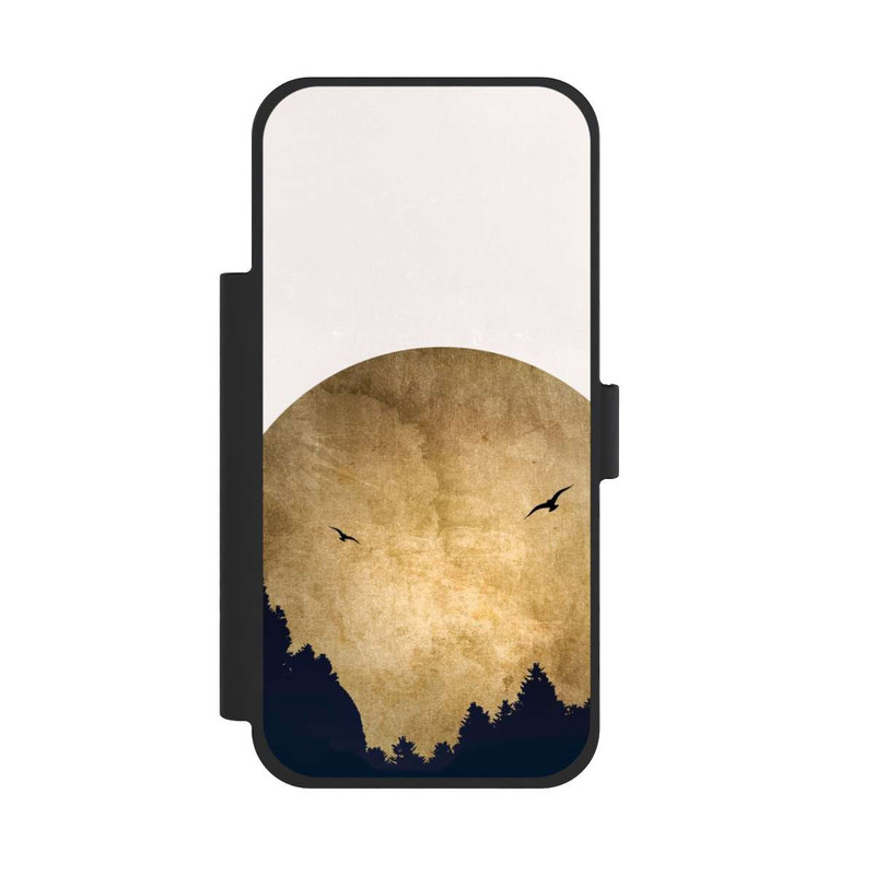 iPhone 17 Pro Max NIVOflip Zwei Vögel vor Mond