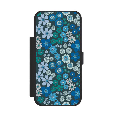 Apple iPhone 17 Pro Max NIVOflip Blue Flowers DeinDesign