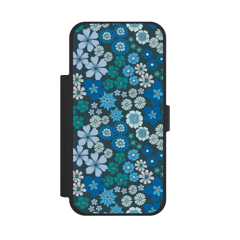 iPhone 17 Pro Max NIVOflip Blaue Blumen DeinDesign