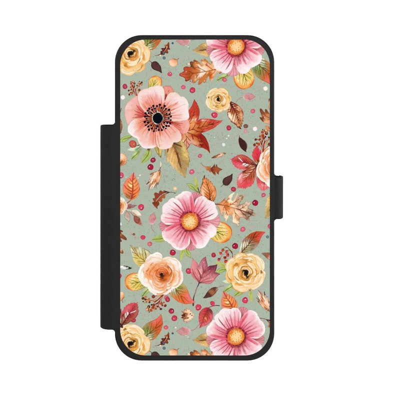 iPhone 17 Pro Max NIVOflip Herbstblumen Weiches Grün