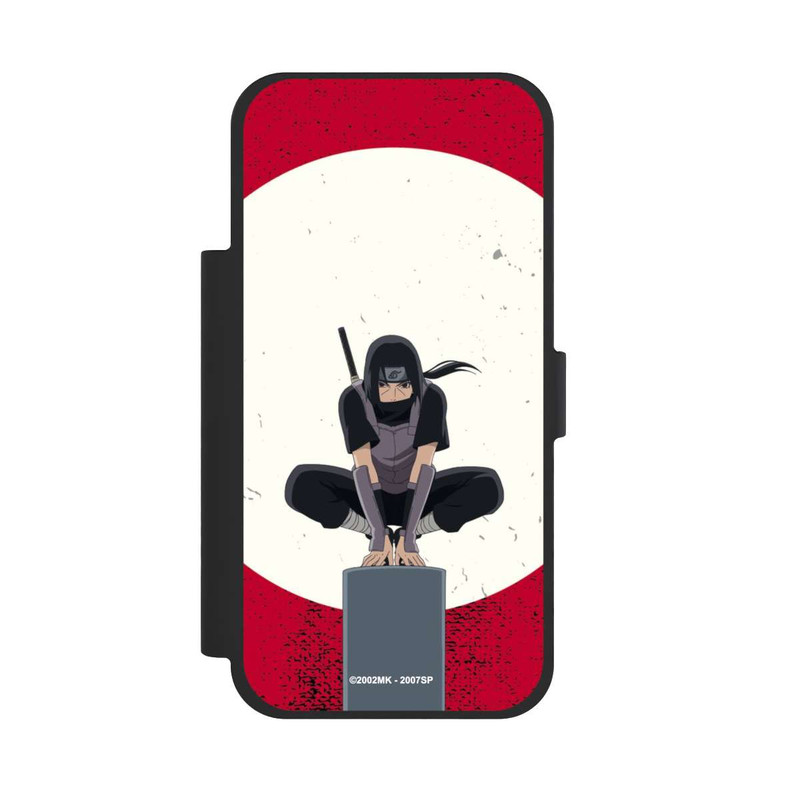 iPhone 17 Pro Max NIVOflip Itachi Uchiha Symbol Roter Hintergrund