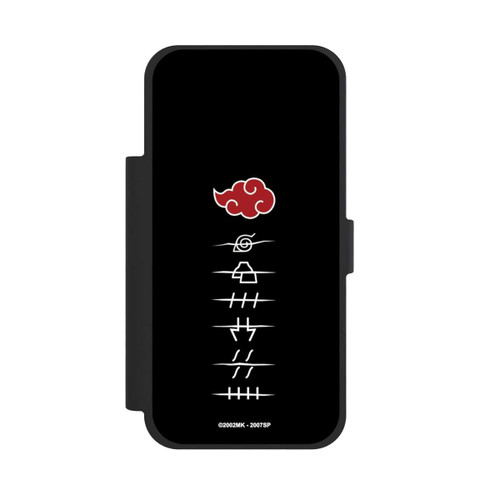 Apple iPhone 17 Pro Max NIVOflip Akatsuki Mitglieder Symbole Schwarz