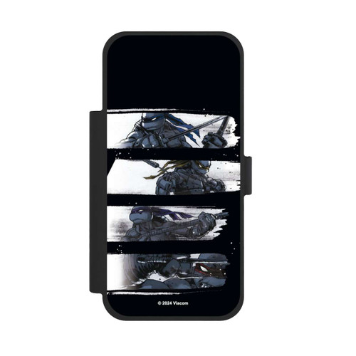 Apple iPhone 17 Pro Max NIVOflip TMNT Schwarz und Weiß Scratch