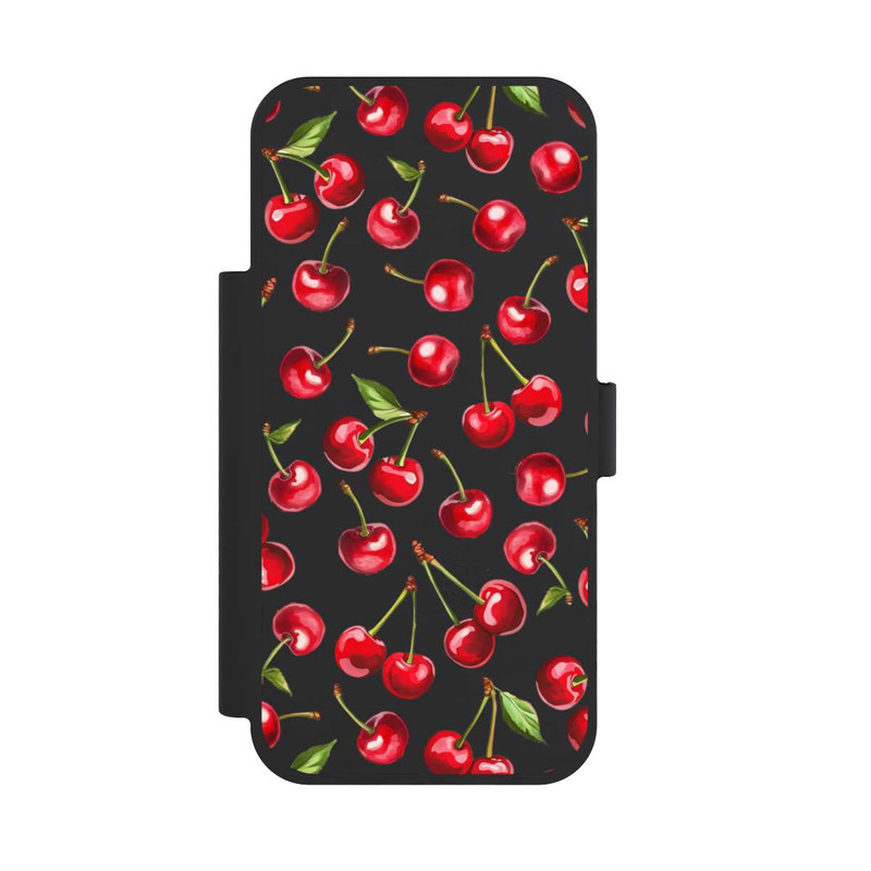 iPhone 17 Pro Max NIVOflip Kirschen Muster Transparent mit KI