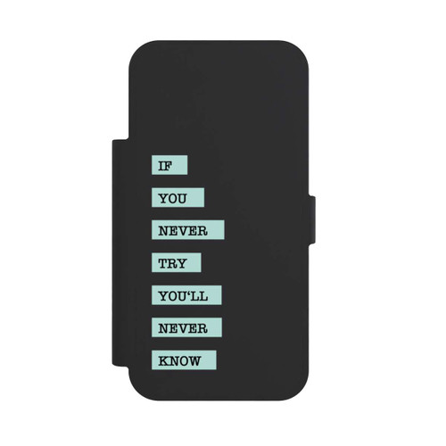 Apple iPhone 17 Pro Max NIVOflip If You Try Green Transparent