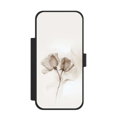 Apple iPhone 17 Pro Max NIVOflip Braune Rose Blume Nebel