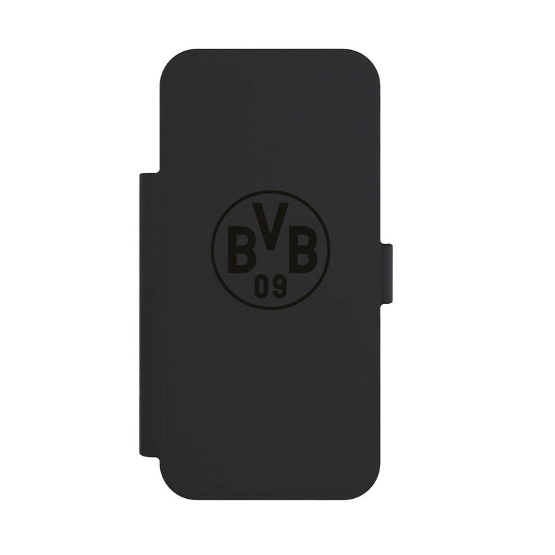 iPhone 17 Pro Max NIVOflip BVB Logo Schwarz Transparent