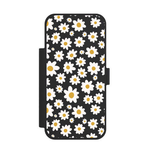 Apple iPhone 17 Pro Max NIVOflip Daisy Flower Seamless Pattern Transparent